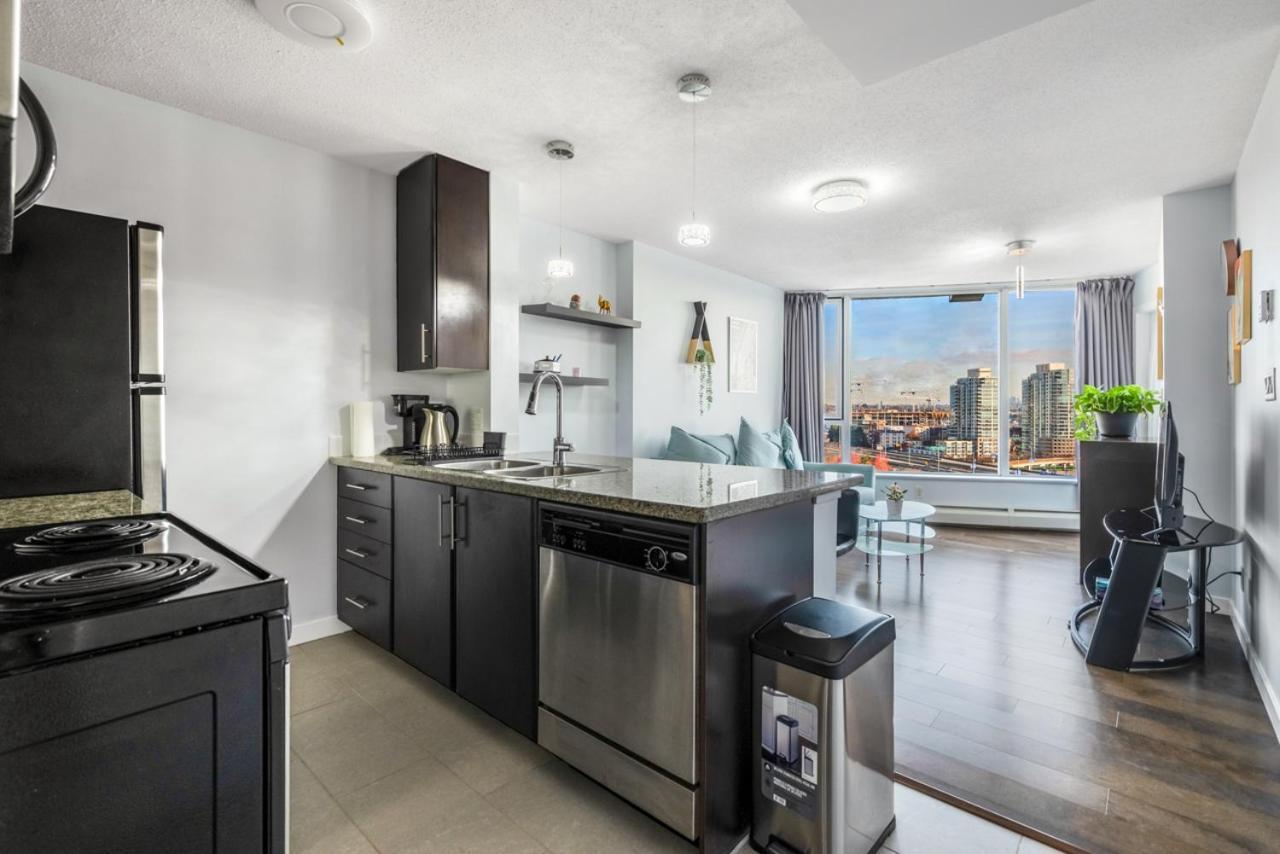 Downtown 1 Bedroom Water View Condo Vancouver Eksteriør billede