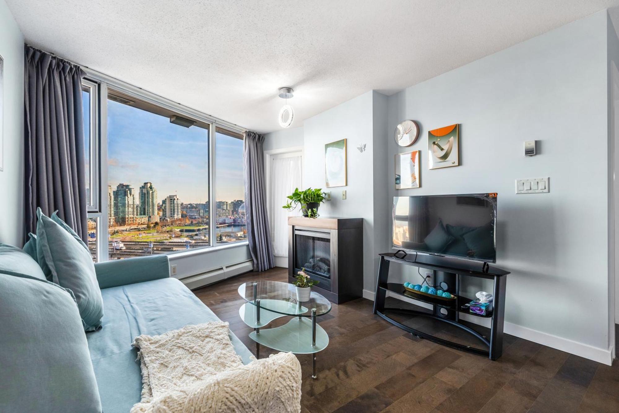 Downtown 1 Bedroom Water View Condo Vancouver Eksteriør billede