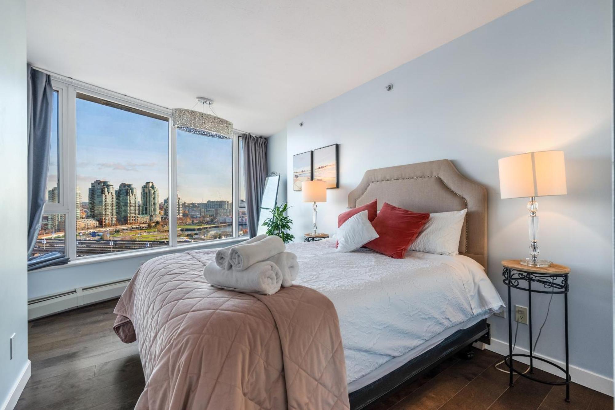 Downtown 1 Bedroom Water View Condo Vancouver Eksteriør billede